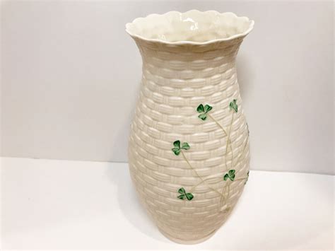 Reserved For Sr Kylemore Vase Belleek Vase Irish Vase Belleek China