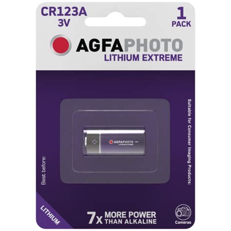 Pile Cr A Photo Lithium Extreme V Mah Agfa Mega Piles