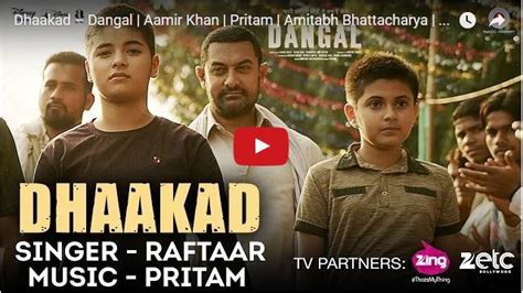 Watch Dangals New Song ‘dhakkad By Raftaar Will Give You Fightgoals