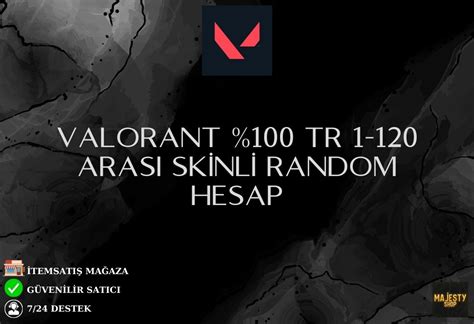 100 TR 1 120 SKİN RANDOM HESAP ULTRA VİP Klasgame