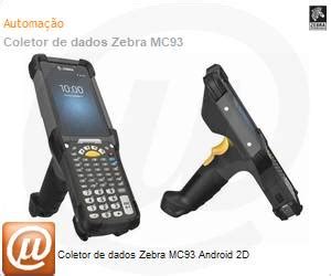 Zebra Mc B Gsedg Rw Coletor De Dados Zebra Mc Android D