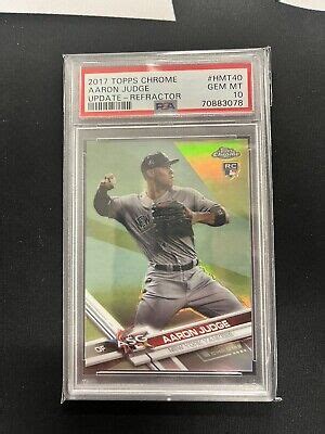 2017 RARE VARIATION ROOKIE REFRACTOR 250 PSA 10 Aaron Judge Topps