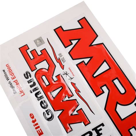 MRF Genius Cricket Bat Sticker Virat Kohli Grand Edition 3D Embossed ...