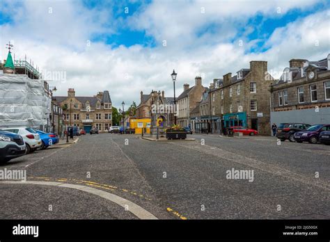 Huntly Market Square In The Town Centre Of Huntly Aberdeenshire