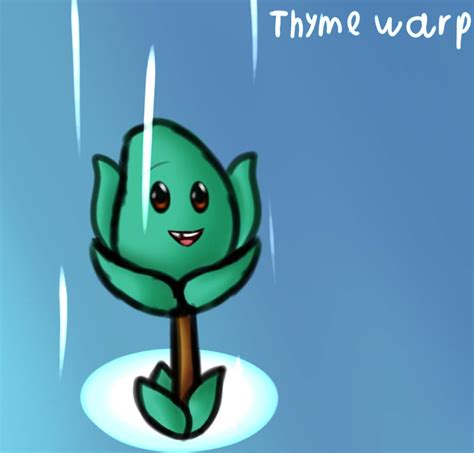I Just Tried To Draw Thyme Warp From Pvz2 By Karinchikmandarin On