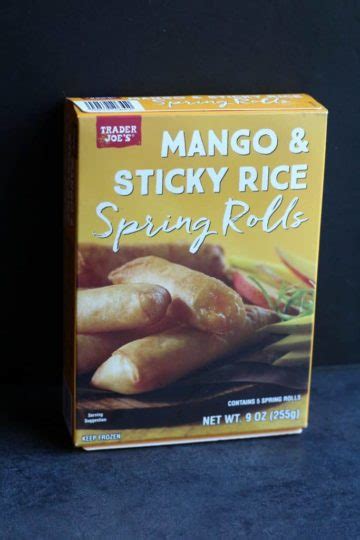 Trader Joe S Mango And Sticky Rice Spring Rolls