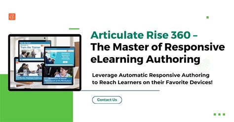 Articulate Rise 360 For Responsive ELearning Course Development