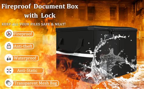 Amazon.com: Upgraded 5200°F Fireproof Document File Organizer Box ...