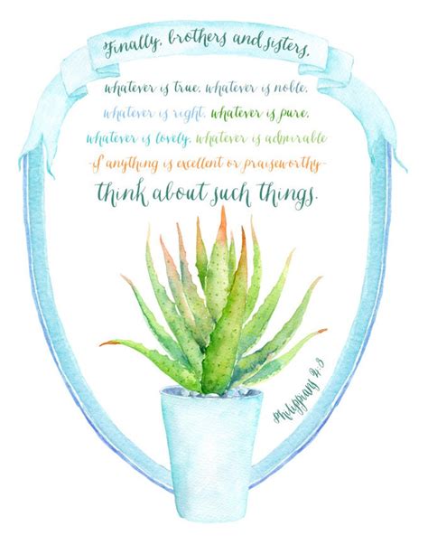 Whatever Things Are True Noble Right Pure Lovely Etsy