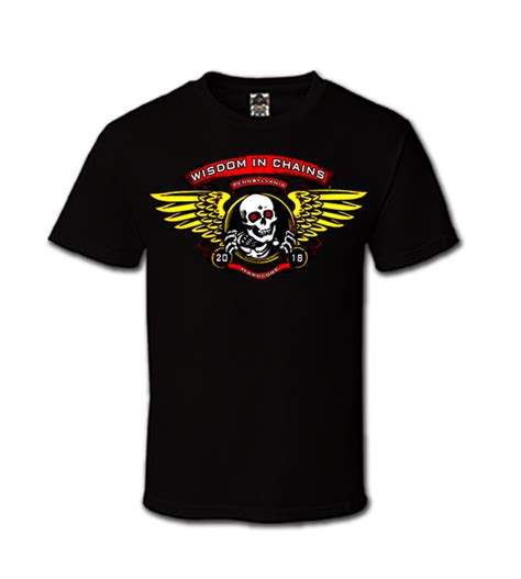 Wisdom In Chains Throw Back Sk8 Tee