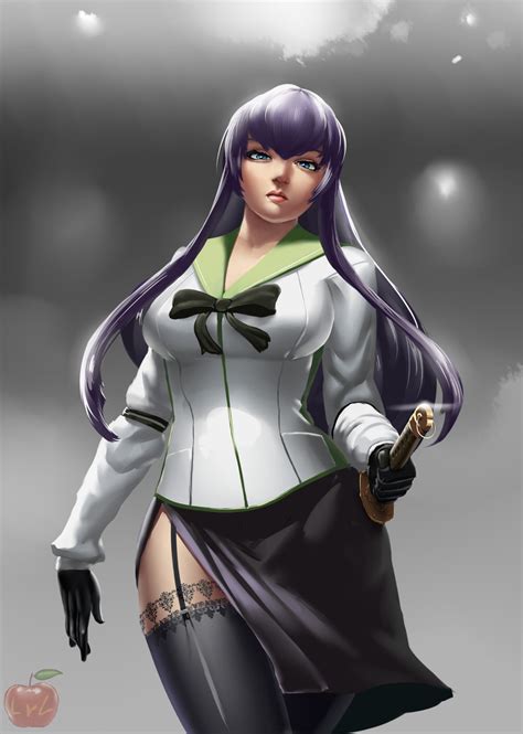 Busujima Saeko Highschool Of The Dead Drawn By Lvlsentrythe2310