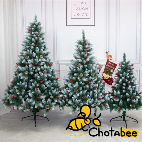 Jual Pohon Natal Cm Cm Ekor Tupai Salju Pinus Pine Cherry Ceri