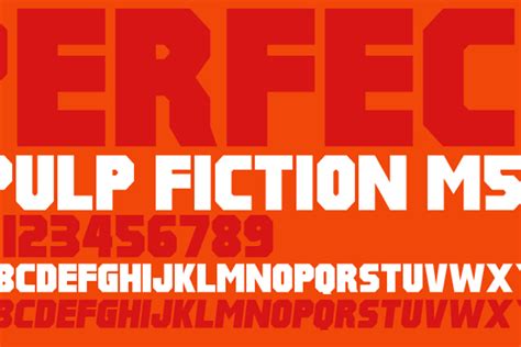 Pulp Fiction M54 Font | justme54s | FontSpace