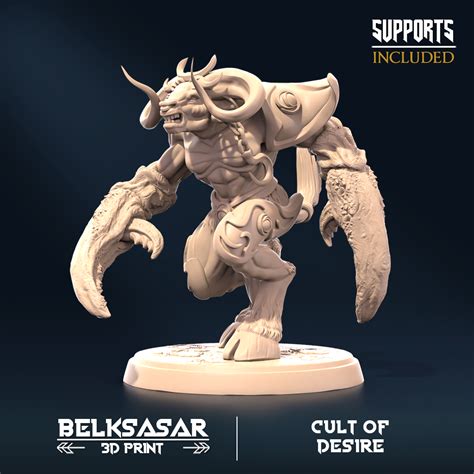 D File Cult Of Desire Nude Miniatures February Model To