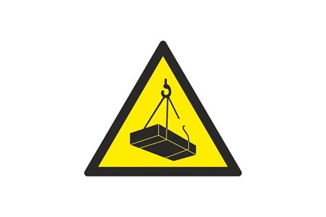 Знак EKF W 06 "Опасно. Возможно падение груза" 200x200x200 мм, пластик ...