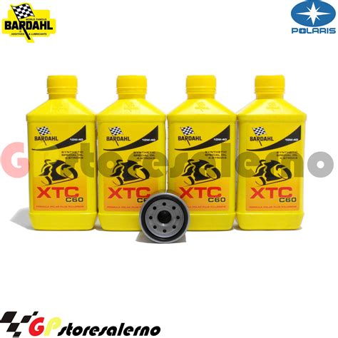 KIT OLIO FILTRO OLIO BARDAHL XTC C60 10W40 POLARIS 500 RANGER 2x4