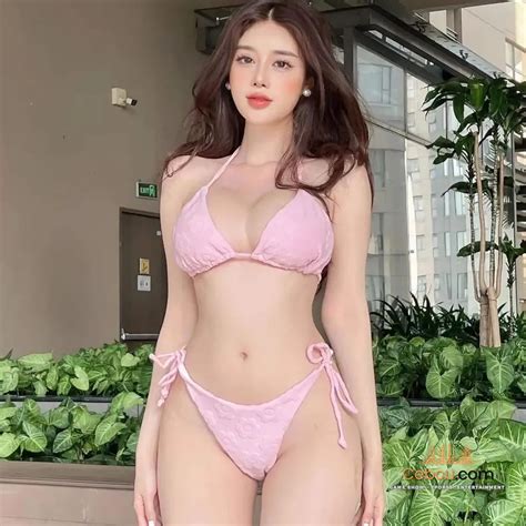 Nh G I Xinh M C Bikini M U H Ng Sexy G I C M Nh T Ce Bu Cu