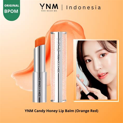 Jual YNM Candy Honey Lip Balm (Orange Red) | Shopee Indonesia
