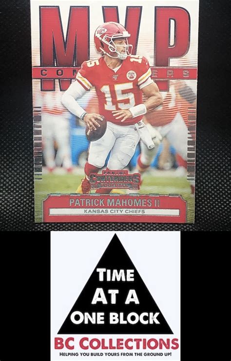 2020 Panini Contenders MC PMA Patrick Mahomes MVP Contenders Ruby EBay