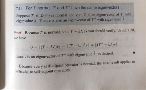 Solved What Is The Relationship Between Self Adjoint And Chegg