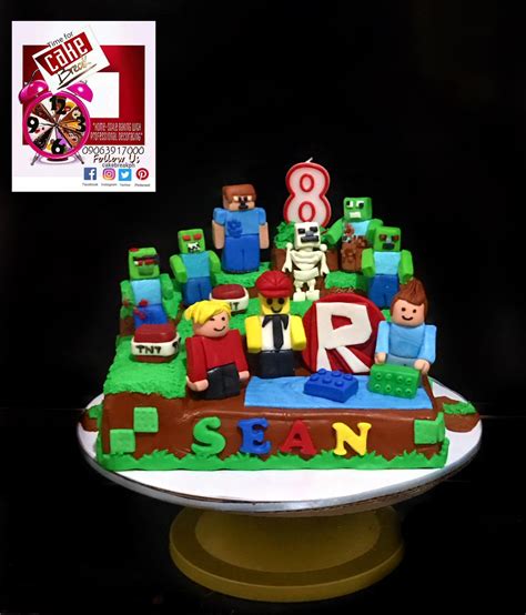 Minecraft Zombie Cake
