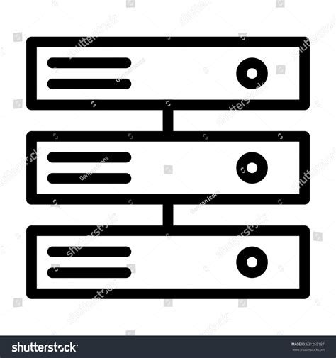 server rack stock vector royalty   shutterstock