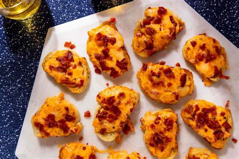 Pimento Cheese And Bacon Crostini