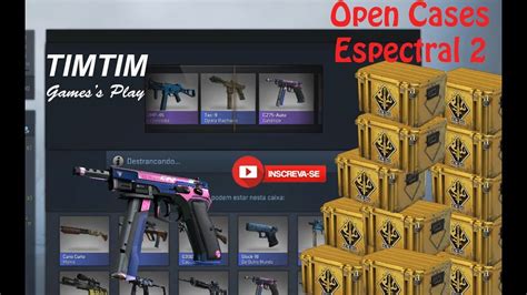 CS GO Open Case Abrindo Caixa Espectral 2 Deu Bom YouTube