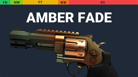 R8 Revolver Amber Fade Skin Float And Wear Preview YouTube