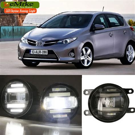 eeMrke-Xenon-White-High-Power-2in1-LED-DRL-Projector-Fog-Lamp-With-Lens ...