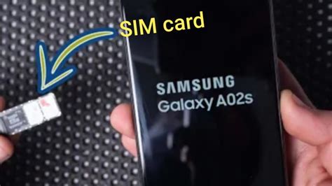 How To Put A Sim Card In Samsung Galaxy A S Youtube