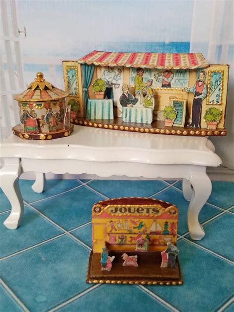 Paper Theater Puppet Miniature Scale Dollhouse Miniature