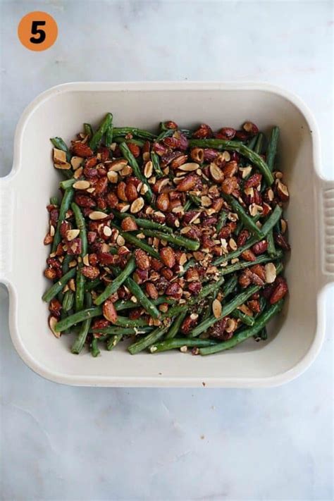 Healthier Green Bean Casserole With Almonds Its A Veg World After All®