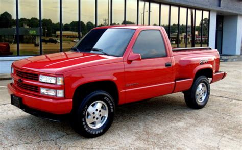 Chevrolet Silverado 1500 Pickup Truck Stepside 1994 Red For Sale