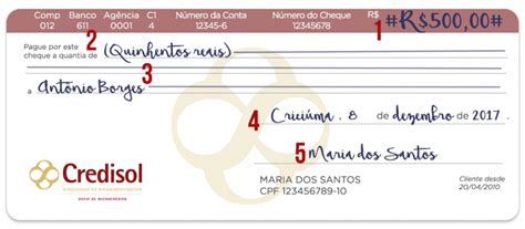 Como Se Escreve Cheque - VOCÊ SABE COMO PREENCHER CHEQUES? - Blog - Credisol Microcrédito Brasil ...