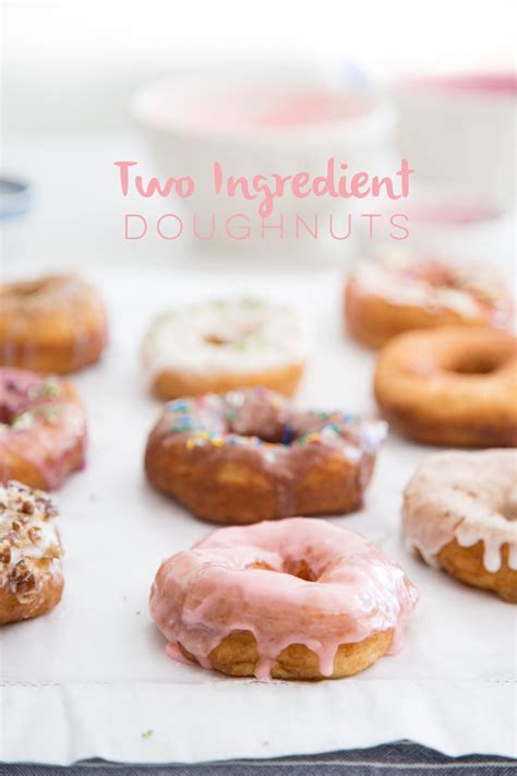 The Easiest Two-Ingredient Doughnut Recipe - Hither & Thither