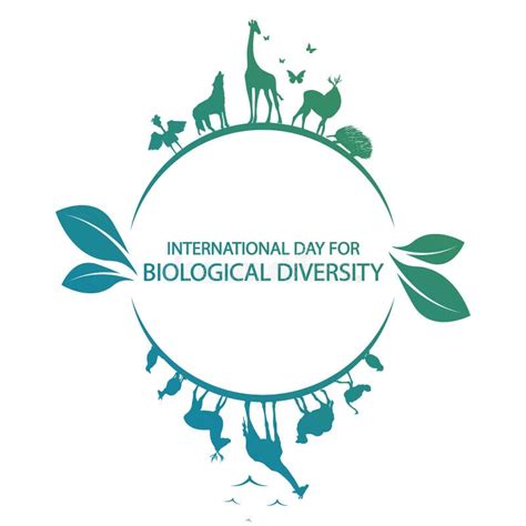 International Day For Biological Diversity Logo Stock Vector