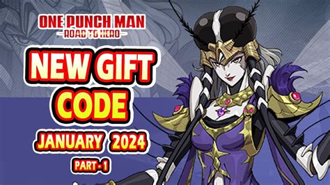 One Punch Man Road To Hero New Code One Punch Man New Gift Code