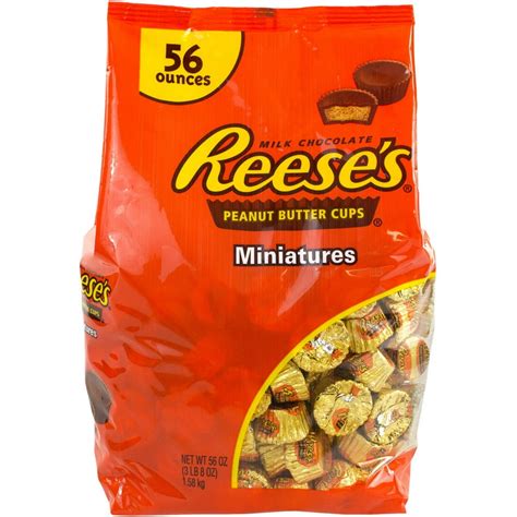 Reese's Peanut Butter Cups Miniatures, 3.5 lbs - Walmart.com - Walmart.com