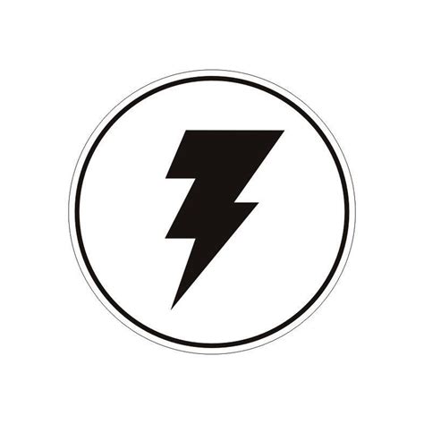 Lightning Bolt Through Circle Logo Logodix