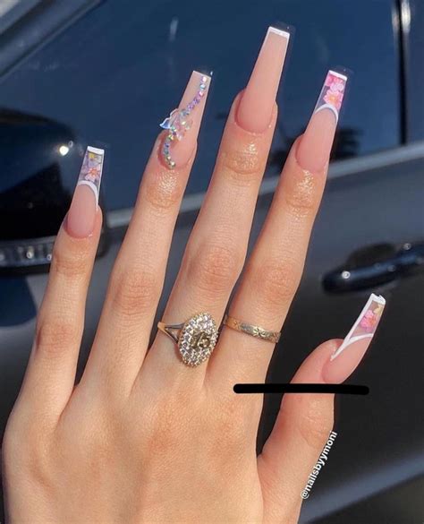 70 Spring Nail Designs 2022 That You Should Try Nude Acrylic Nails