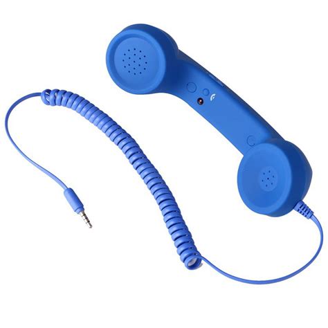3.5mm Mic Retro Telephone Cell Phone Handset Mobile Radiation-Proof