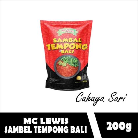 jual mc lewis sambal tempong ala bali mclewis sambel tempong bali