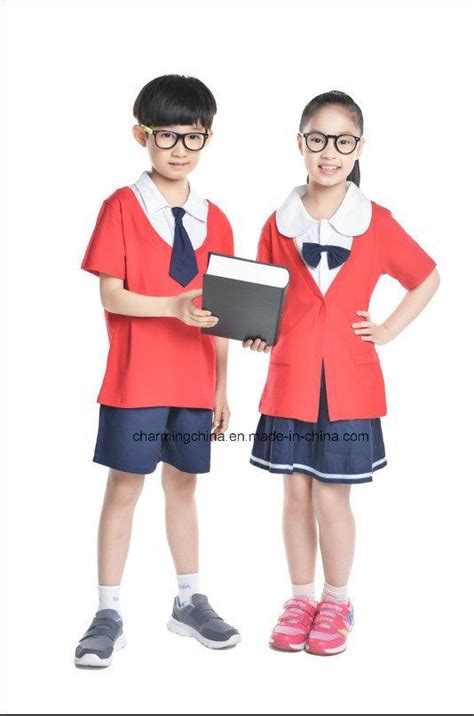 Brand School Uniform Wear Application School Style Tops Buttom