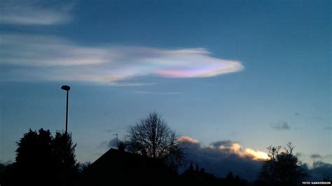 Bbc News In Pictures Mother Of Pearl Clouds Over Scotland