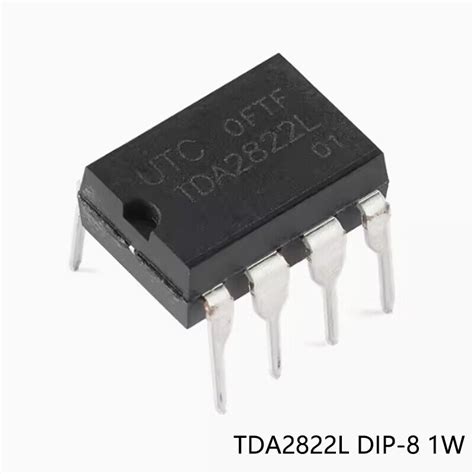 1/5/10/20/50PCS Direct Plug TDA2822L DIP-8 1W Dual Audio Amplifier IC ...