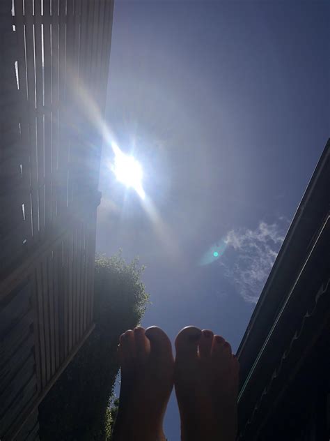 Soles To The Sky Nude Sun Bathing In The Land Down Under With My Feet In The Air Scrolller