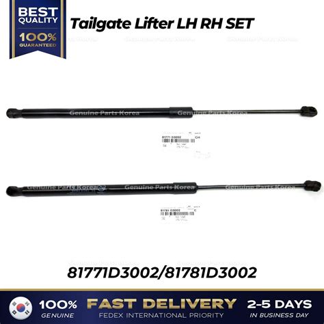 genuine tailgate lifter lh rh set    hyundai