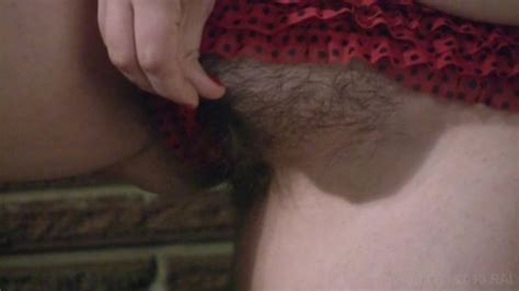 Dark Haired Babe Shows Off Her Hairy Pussy From ATK Natural Hairy Big And Bushy By