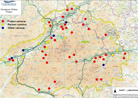 map  cairngorms national park showing indicative locations   scientific diagram